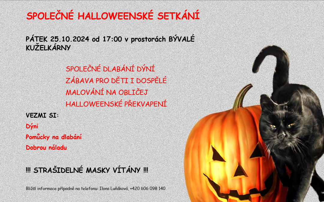 Halloweenské setkání – dlabání dýní