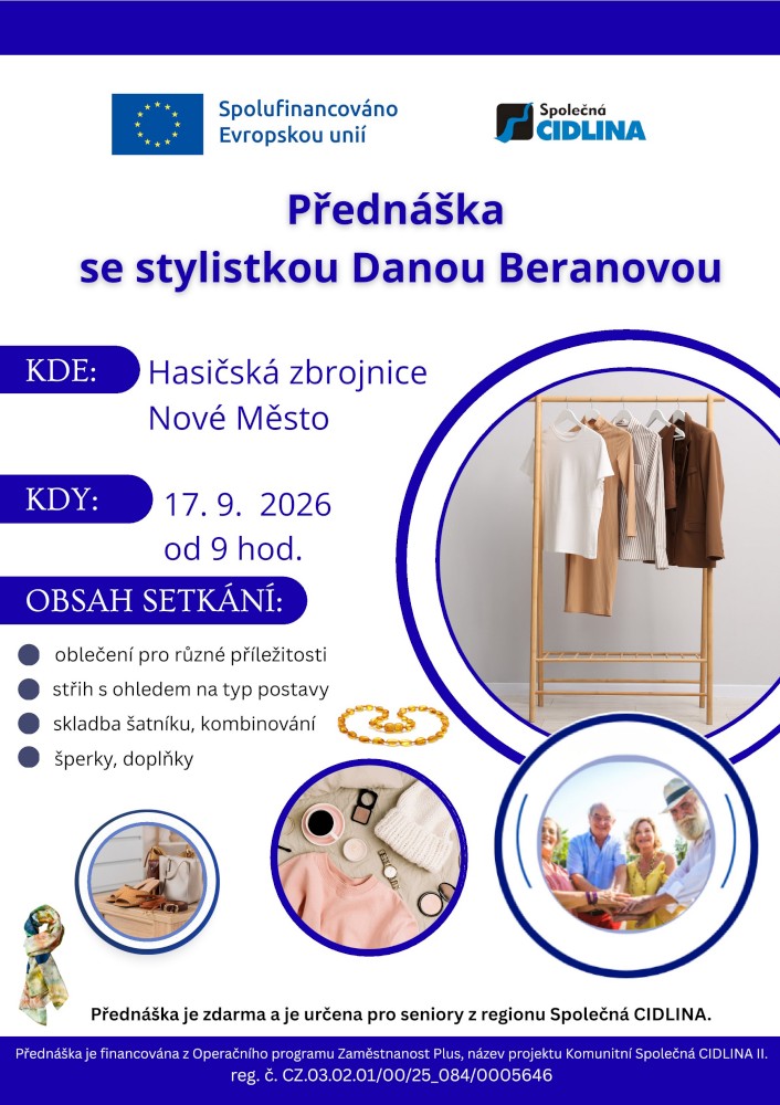 Pozvánka stylistka Nové Město + Lučice + Písek